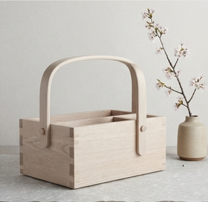 Organizadores de Utensilios de Cocina, Porta Utensilios de Madera, Cesta de Madera a Precio Accesible - Product Image 4