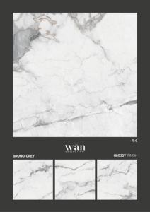 Azulejos de porcelana esmaltada de 600x600 mm con patrones de piedra natural, aptos para espacios residenciales y comerciales. - Product Image 4