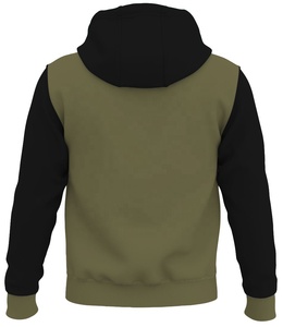 Chaqueta de invierno de gran tamaño con capucha para hombre en relieve personalizada de alta calidad en diseño liso de poliéster/algodón - Product Image 2
