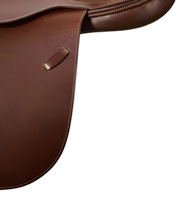 Silla de Montar Inglesa Profesional de Cuero para Equitación, Silla Ecuestre Ligera y Duradera para Salto, Entrenamiento y Doma - Product Image 2