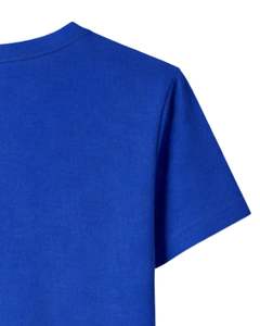 Camiseta de Algodón Azul Personalizada para Mujer con Diseño de Lazo de Diamantes de Imitación, Manga Corta, Cuello Redondo, Top Casual de Moda para Mujer, Venta al por Mayor OEM Personalizada - Product Image 6