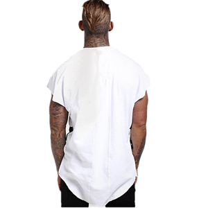 Vêtements en gros, t-shirt respirant en jersey de coton/fibre de bambou, grandes tailles pour hommes, nouvelle collection, vente chaude - Product Image 3