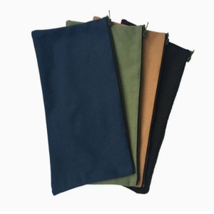 Bolsa de Regalo de Lona con Cierre y Logotipo Personalizado de Pfive, con Patrón de Letras, para Promoción de Marca, Estuche para Cosméticos y Portalápices - Product Image 5