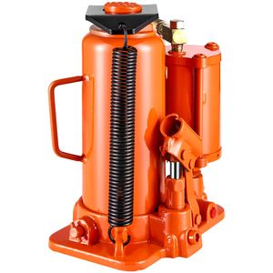 Martinetto idraulico pneumatico da 12 tonnellate/26455 libbre con gamma di sollevamento 10,43-19,88 cm, pompa manuale per sollevamento auto - Product Image 3