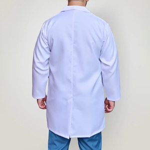 Bata de Laboratorio, Ropa Médica, Uniforme de Protección, 100% Algodón, Tela Resistente, Múltiples Bolsillos, Diseño Ergonómico y Detección de Agujas, Hospital - Product Image 2