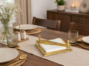 Wooden Tissue Holder Box for <b>Car</b> Kitchen Dining <b>Table</b> Restaurant Home Decor Rectangular Napkin Tissue Paper Organizer - Product Image 4