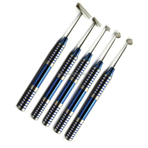 Kit de Cepillado Suave para Implantes Dentales Profesionales, Juego de Instrumentos Quirúrgicos Linguales de Acero Inoxidable, 5 Piezas - Product Image 2