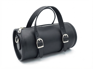 RABADA Nueva Bolsa de Cuero Artesanal Vintage para Manillar de Motocicleta/Bicicleta, Bolsa de Herramientas, 20-35L, Ecológica, para Viaje - Product Image 5