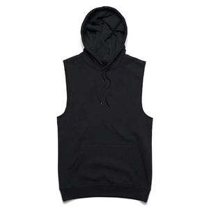 Fabricant de t-shirts personnalisés sérigraphiés, streetwear vintage, débardeurs à capuche en coton pour hommes, coupe ample, sans manches - Product Image 6