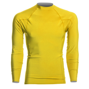 Maillot de compression unisexe à manches longues, anti-UV UPF 50+, séchage rapide, respirant, pour la natation et le surf, en polyester/nylon écologique - Product Image 6