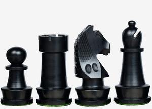 Piezas de ajedrez Staunton de la serie Championship, Rey de 3.75 pulgadas, en madera de boj natural y ebonizada, al mejor precio. - Product Image 4