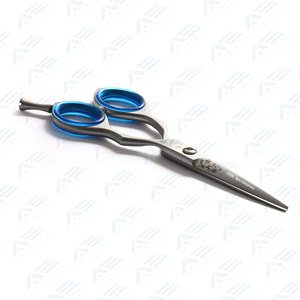 กรรไกรตัดผมโคบอลต์ขนาด5นิ้วแบบมืออาชีพใบมีดปลายด้านน้ำหนักเบา15ก. สำหรับร้านตัดผม - Product Image 6