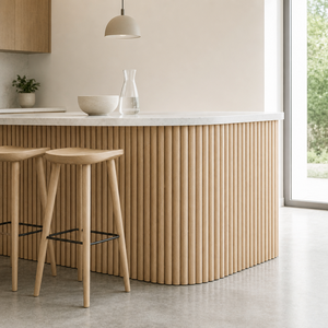 Panel Tambour de Madera Maciza, Diseño Rectangular Minimalista para Muebles de Cocina, Panel Flexible de Madera Maciza Ecológico y Moderno - Product Image 3