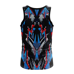 High Quality Sublimation Muscle Fit Tank Tops Fitness Workout Shirt Custom Design Men's Fashion Tank Tops - Product Image 4