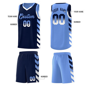Tenue de basket-ball personnalisée pour hommes, avec logo, nom et numéro d'équipe, sublimation, respirante - Product Image 6