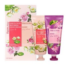 Sconto 2 pezzi crema per le mani e lozione Set fiore rosa in fiore (ninfea + rosa rosa) 1 unità - Product Image 1