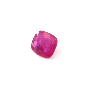 Natural Untreated Mozambique Ruby <b>Cushion</b> 5.82cts , Natural Loose Faceted Ruby Gemstone For Jewelry Making Ready To Use - Product Image 3