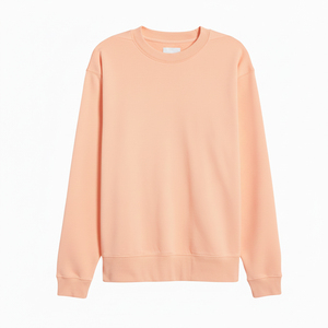 เสื้อสเวตเชิ้ตแขนยาวคอกลมแบบยูนิเซ็กซ์ ผ้าถัก สีพื้น ทรงโอเวอร์ไซส์ สวมใส่สบายๆ สำหรับฤดูใบไม้ร่วง ระบายอากาศได้ดี เป็นมิตรต่อสิ่งแวดล้อม - Product Image 1