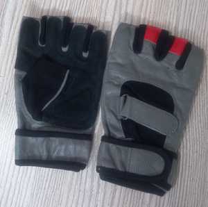 Guantes de Gimnasio para Fitness, Medios Dedos, Ligeros, Transpirables, Cierre de Hebilla de PU, para Levantamiento de Pesas, Ejercicios Pliométricos, 0.5 kg, para Hombre, Geo - Product Image 4