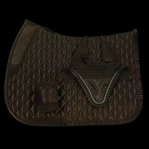 Ensemble de tapis de selle léger en maille pour l'endurance et le trail avec sacoche de selle assortie, équipement d'équitation à séchage rapide - Product Image 4