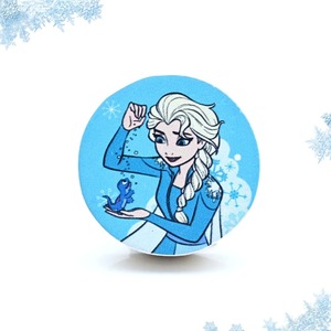 Wholesale Decorative <b>Pine</b> Wood Durable Kids Drawer Knobs Cabinet Dresser Pulls Elsa Magic Round Shape Cupboard Knobs - Product Image 1