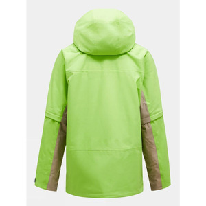 Custom Men <b>Ski</b> Suit Set Waterproof Windproof <b>Green</b> Color Block <b>Jacket</b> and Pants Snowboard Suit with Hood - Product Image 4