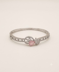 Bracelets en argent plaqué avec grappes de gouttes d'eau et diamants américains, bijoux ethniques pour soirées, pour femmes, vente en gros - Product Image 4