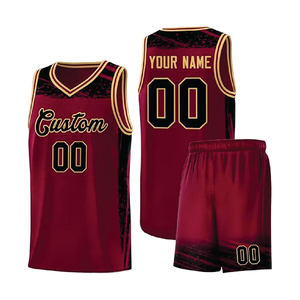 Dernier design d'uniformes de basket-ball pour hommes, uniformes de basket-ball personnalisés en taille plus, sublimés, de haute qualité - Product Image 3