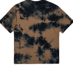 T-shirt pour garçons effet tie-dye avec logo personnalisable et coutures durables pour l'été, design streetwear stylé - Product Image 6