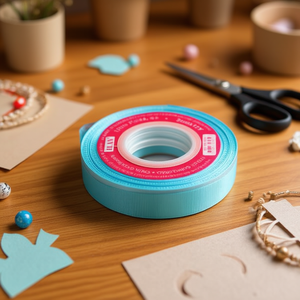 ริบบิ้นอิลน์ กรอสเกรน 2.0 ซม. x 15 หลา สีฟ้าทะเลสาบ สำหรับงานประดิษฐ์ - Product Image 2