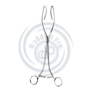 Pinces utérines réutilisables en acier inoxydable DARTIGUES non stériles droites 255 mm (10 ") Instrument chirurgical approuvé CE à vis - Product Image 6