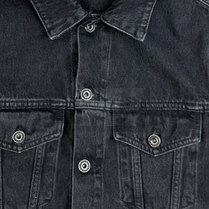 Pakistan Manufacture <b>Men</b> Jeans <b>Jacket</b> Customized Color <b>Men</b> Jeans <b>Jacket</b> Custom Logo Jeans <b>Jacket</b> For <b>Men</b> - Product Image 3