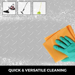 Tappetino per Garage in PVC 303,15 x 43,31 Pollici, Antiscivolo con Texture a Diamante, Copertura 91,17 Piedi Quadrati, Pavimentazione in Plastica per Uso Garage - Product Image 6