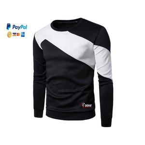 Men Casual Patchwork Rounded Neck Sporting Slim-Fit Polo Sweater Men Waterproof <b>Ski</b>-shirt Windproof Fashion <b>Ski</b>-polo T-Shirts - Product Image 1