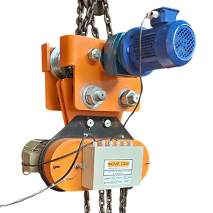 Polipasto Eléctrico de Cadena para Todas las Industrias - Inovic, Capacidad de 1 Tonelada, Protección IP55, Control Remoto - Product Image 1