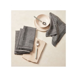 Mantel de Lino 100% Algodón Premium con Servilletas para Cena, Vajilla Sostenible para Hotel, Venta al por Mayor, OEM, ODM - Product Image 6