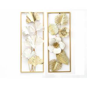 Décoration murale élégante en métal, design suspendu, idéale pour la chambre, le salon ou le couloir, avec une finition haut de gamme. - Product Image 2