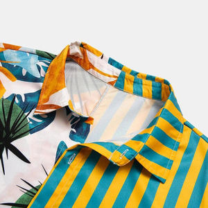 ROMAN SPORTS WEAR Fabricante Mayorista de Camisas de Verano de Manga Corta con Estampado Digital, Diseño Premium, Casuales, de Algodón Satinado para Playa - Product Image 6