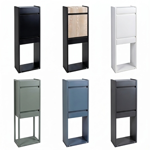 Boîte à colis extérieure en acier galvanisé, autoportante, verrouillable, grande capacité, boîte aux <span class=keywords><strong>lettres</strong></span> pour appartement, vente en gros OEM - Product Image 3