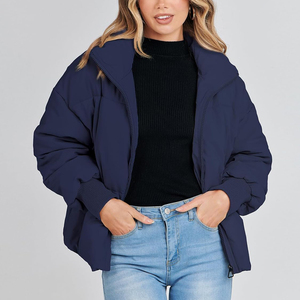 Vestes matelassées à fermeture éclair de qualité supérieure pour femmes pour l'hiver - Prix de gros pour vestes matelassées - Product Image 6