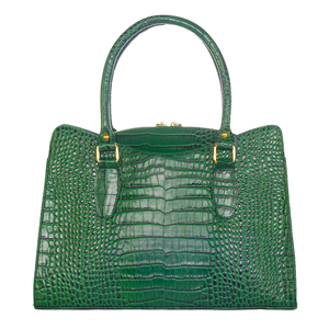 Sac en cuir gaufré crocodile tendance, résistant à l'eau, qualité export, texture croco premium, nouveau design, luxe - Product Image 5