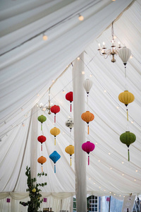 Linterna de seda vietnamita al por mayor de fábrica, tamaños completos para suministros decorativos de boda, linterna decorativa colgante, precio barato - Product Image 3