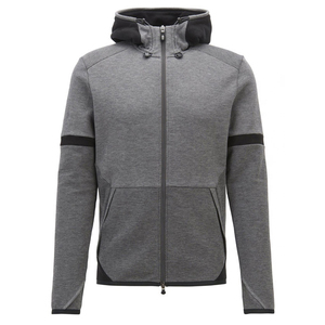 Men's Solid <b>Hooded</b> Tracksuit Set Full Sleeve Casual Breathable Eco-Friendly Reversible Lightweight Polyester Cotton Winter Wear - Product Image 5