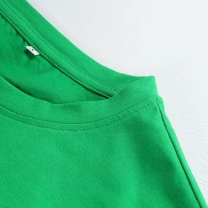 T-shirt court ample à manches courtes pour femme, collection Printemps-Été, personnalisable avec logo, en coton vierge - Product Image 3