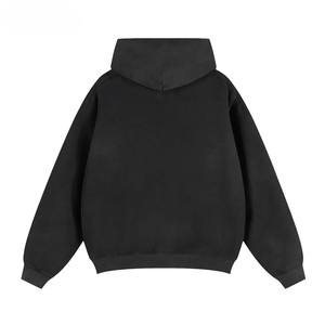Sudadera con Capucha de Algodón para Hombre, Interior de Felpa Suave, Bolsillo Tipo Canguro, Capucha Ajustable, Estilo Casual Urbano - Product Image 2