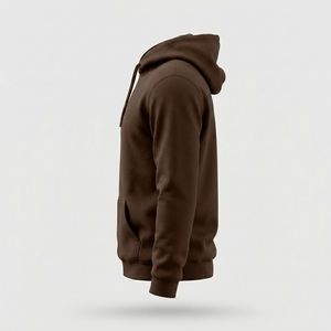 Sudadera con Capucha Lisa Personalizada para Hombre, 100% Algodón, Felpa Suave Premium, Estilo Casual para Primavera, Uso Diario, Ropa Urbana - Product Image 3