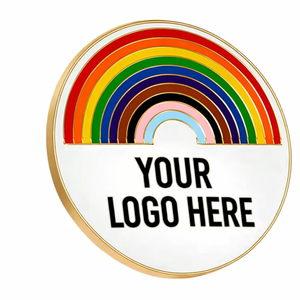 Broches personnalisées en émail plaqué or, motif amour, LGBTQ, arc-en-ciel, en métal moulé, magnétiques, style anime, pour badges amusants, souvenirs et cadeaux - Product Image 1