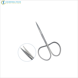 Tijeras de Tenotomía Stevens Premium de 12 cm, Rectas y Curvas, de Acero Inoxidable, Instrumentos Oftalmológicos y de Neurocirugía, con Marcado CE ISO - Product Image 1