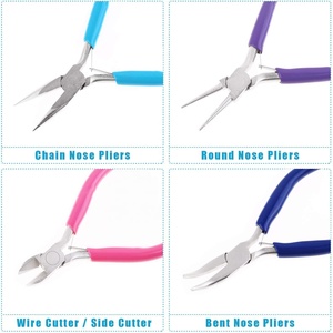 Jewelry Nose Plier Professional Jewelry Repair and <b>Crafting</b> Tool Stainless Steel Precision Beading <b>Wire</b> Shaping Pliers - Product Image 4