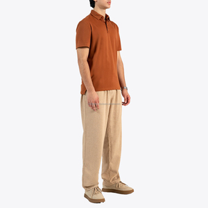 Camiseta Personalizada al por Mayor para Hombre, Cuello Redondo, Sustentable, Transpirable, Mezcla de Seda/Algodón, Secado Rápido, Antiarrugas, Bordada, Informal - Product Image 3